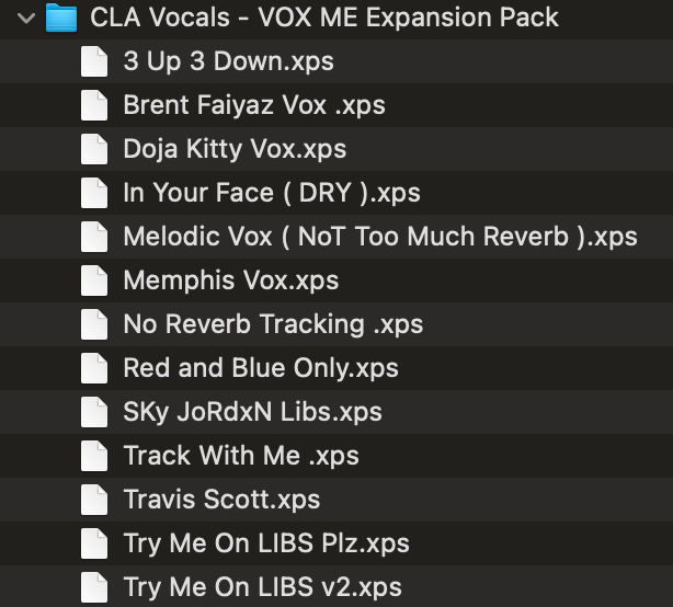 CLA Vocals Expansion Pack